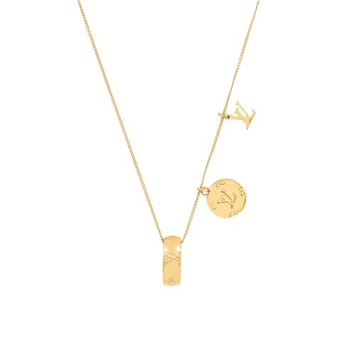 louis vuitton necklace m|louis vuitton monogram necklace.